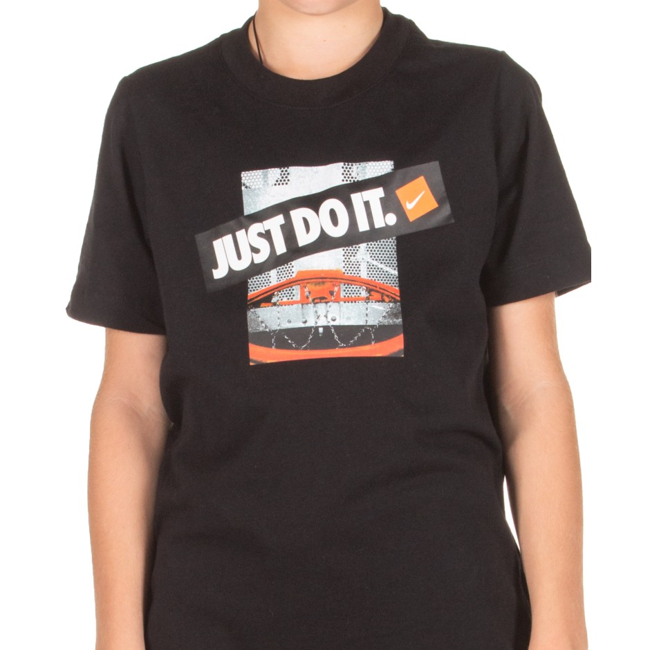 NIKE B NK DRY TEE DFC JDI BACKBOARD CI9659 010 Black Zakcret.gr