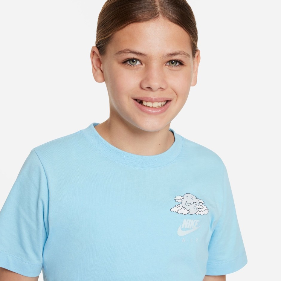 Blue nike air shirt hot sale