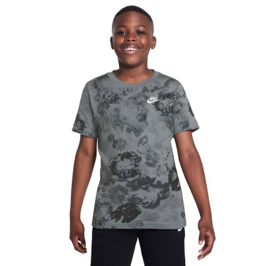Παιδική Κοντομάνικη Μπλούζα Γκρι - Nike Sportswear