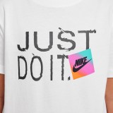 NIKE K NSW TEE BRANDMARK 1 JDI HM5852-100 White Image 2
