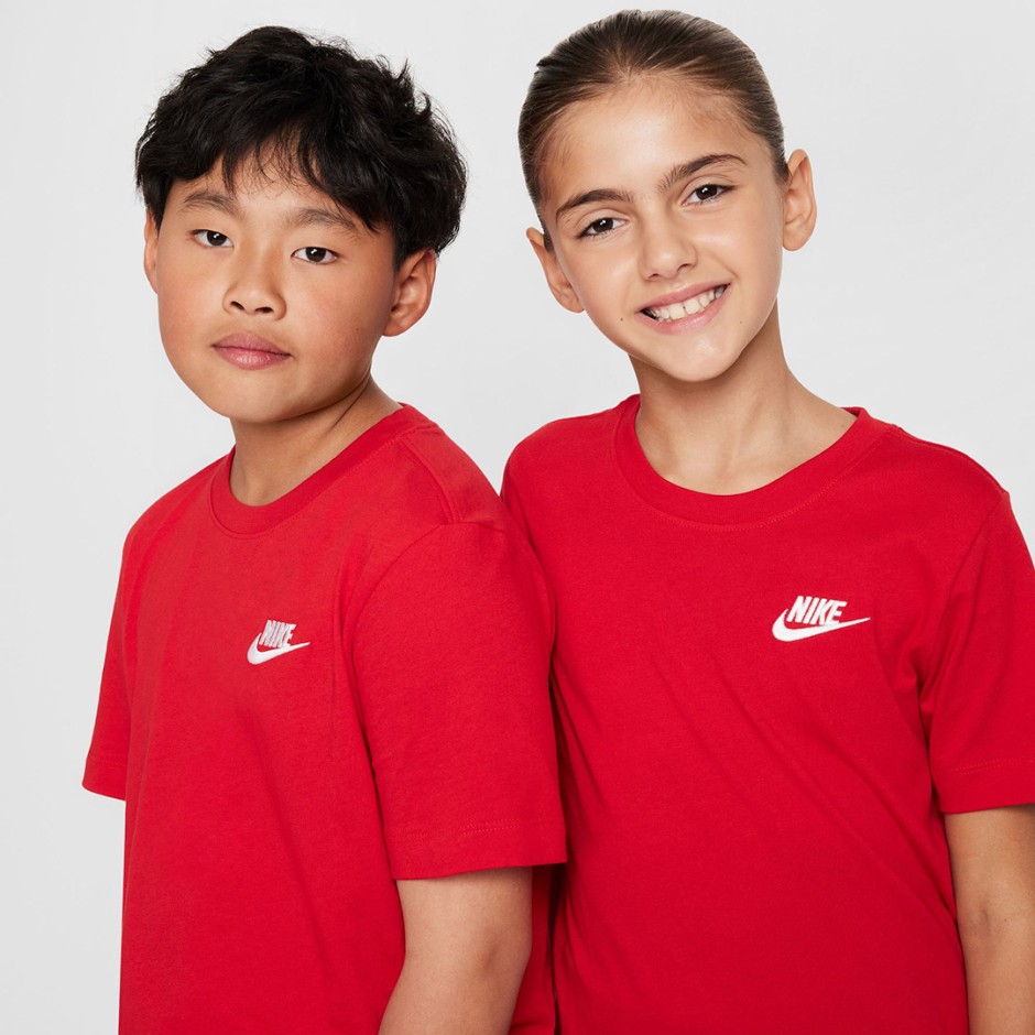 Παιδική Κοντομάνικη Μπλούζα Κόκκινη - Nike Sportswear