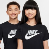 NIKE K NSW TEE FUTURA HBR FZ5178-010 Black Image 1
