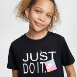 NIKE K NSW TEE BRANDMARK 1 JDI HM5852-010 Black Image 1