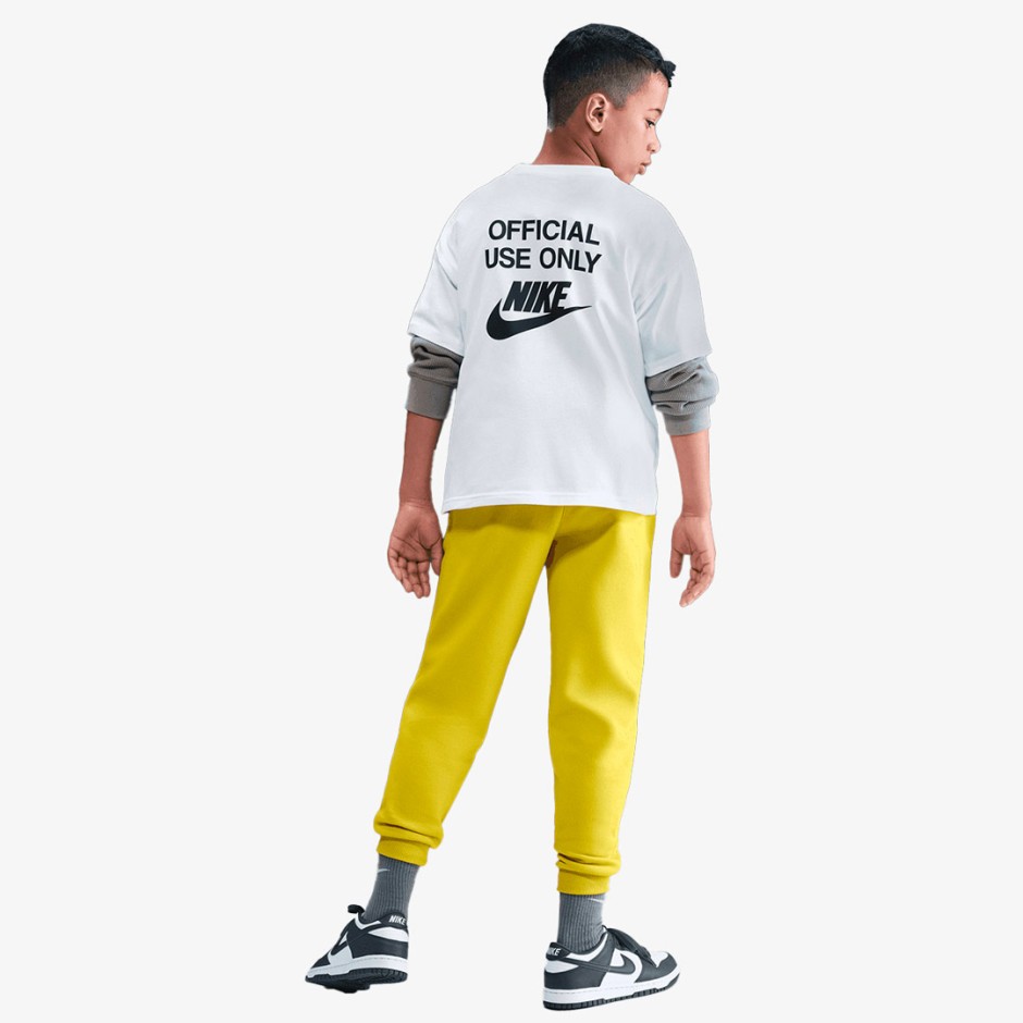 Παιδική Κοντομάνικη Μπλούζα Λευκή - Nike Sportswear Remix