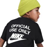 Παιδική Κοντομάνικη Μπλούζα Μαύρη - Nike Sportswear Remix Εικόνα 0