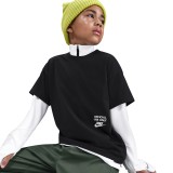 Παιδική Κοντομάνικη Μπλούζα Μαύρη - Nike Sportswear Remix Εικόνα 1