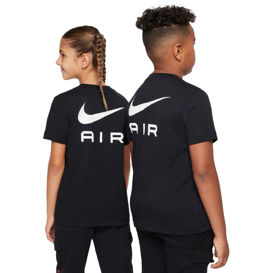 Παιδική Κοντομάνικη Μπλούζα Μαύρη - Nike Air