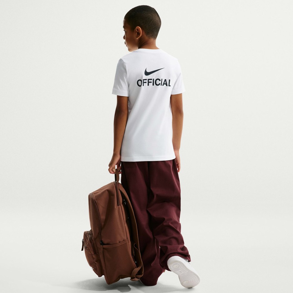 Παιδική Κοντομάνικη Μπλούζα Λευκή - Nike Sportswear 