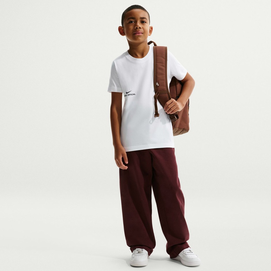 Παιδική Κοντομάνικη Μπλούζα Λευκή - Nike Sportswear 