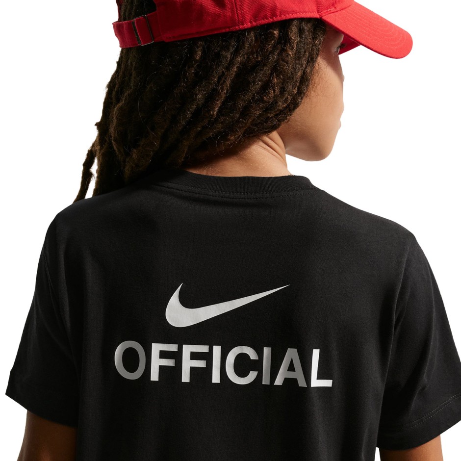 Kids' T-Shirt Black - Nike Sportswear