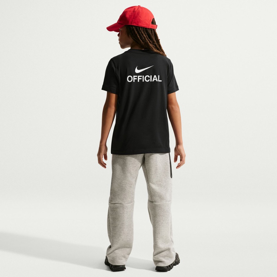 Kids' T-Shirt Black - Nike Sportswear