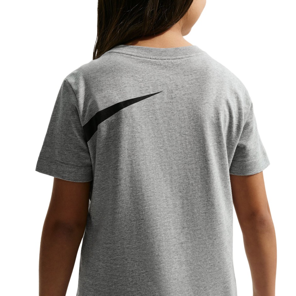 Παιδική Κοντομάνικη Μπλούζα Γκρι - Nike Sportswear Club
