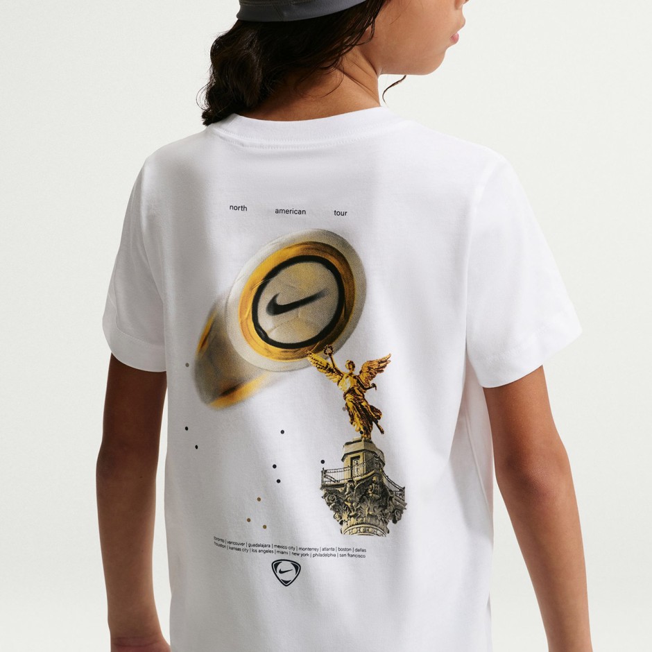 Παιδική Κοντομάνικη Μπλούζα Λευκή - Nike