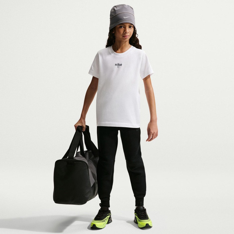 Παιδική Κοντομάνικη Μπλούζα Λευκή - Nike