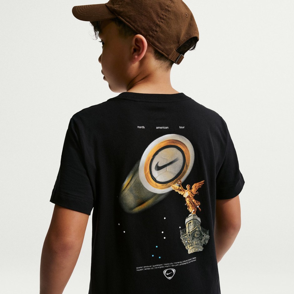 Παιδική Κοντομάνικη Μπλούζα Μαύρη - Nike 