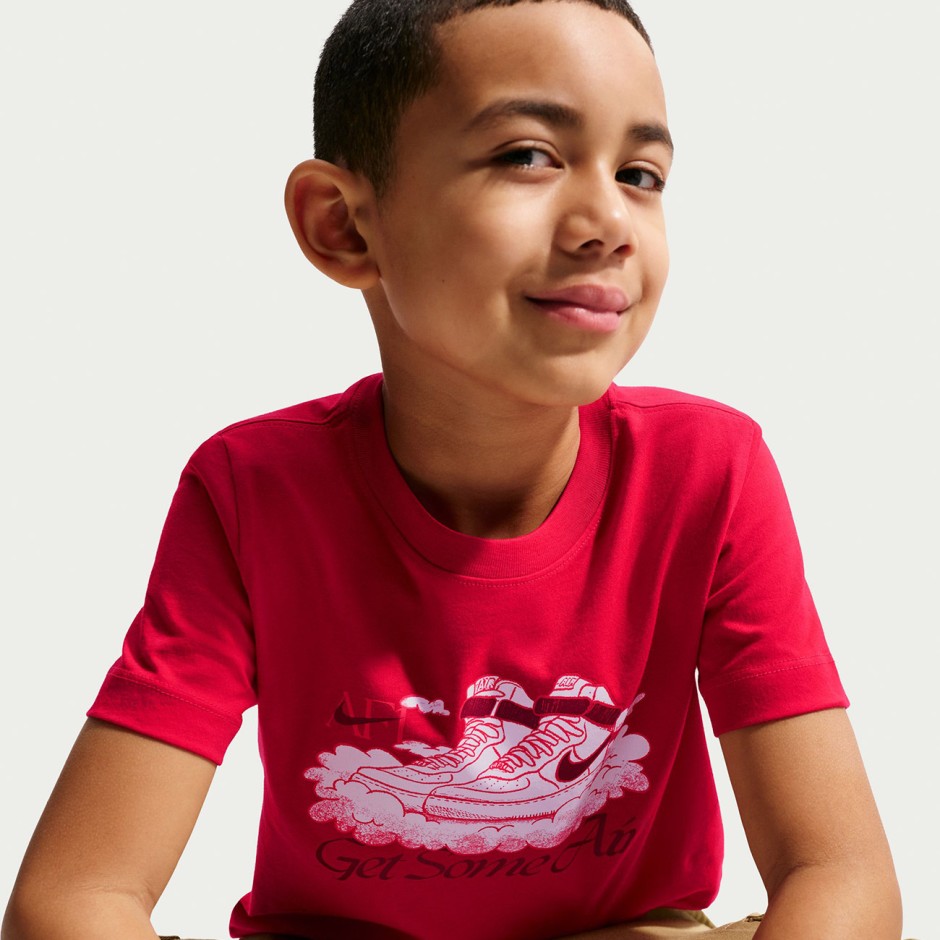 Παιδική Κοντομάνικη Μπλούζα Κόκκινη - Nike Sportswear