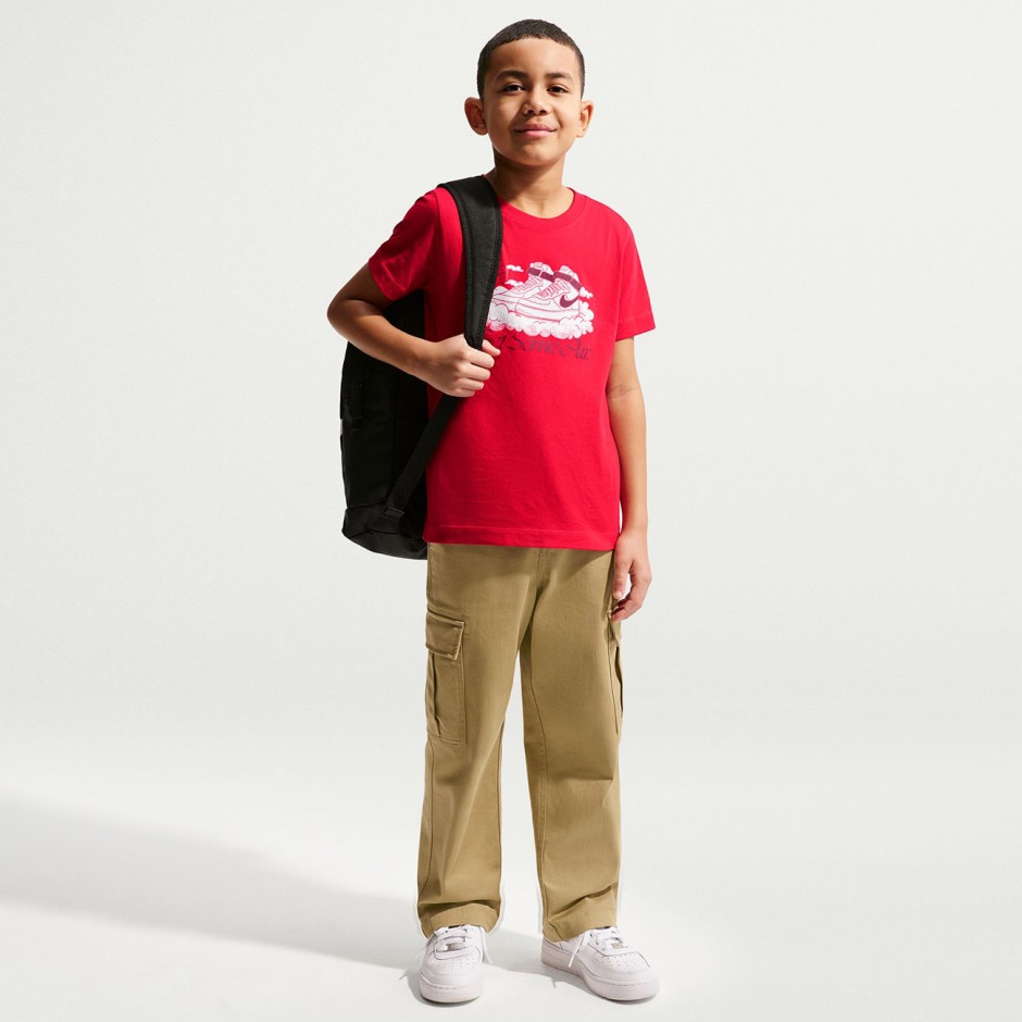 Παιδική Κοντομάνικη Μπλούζα Κόκκινη - Nike Sportswear