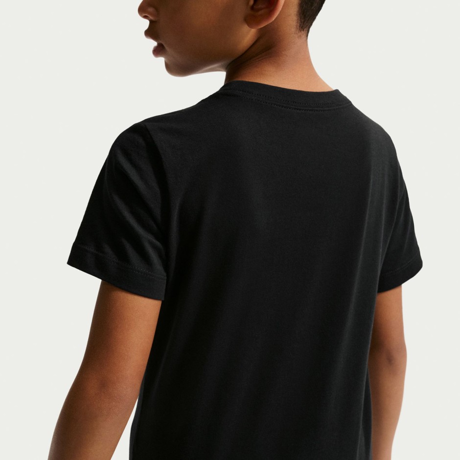 Παιδική Κοντομάνικη Μπλούζα Μαύρη - Nike Sportswear