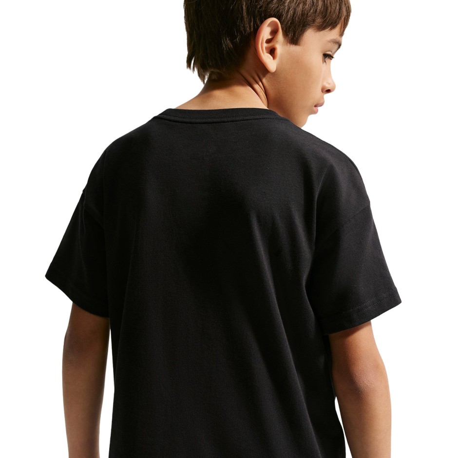 Παιδική Κοντομάνικη Μπλούζα Μαύρη - Nike Sportswear