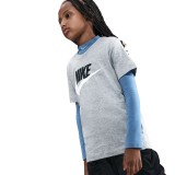 Παιδική Κοντομάνικη Μπλούζα Γκρι - Nike Sportswear Εικόνα 