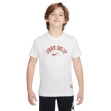 NIKE K NSW TEE JDI SSNL FZ5131-100 White Image 