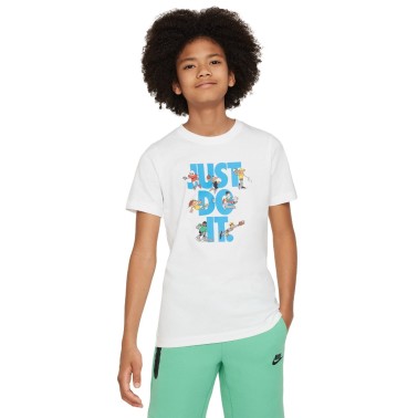 Παιδική Κοντομάνικη Μπλούζα Λευκή - Nike Sportswear