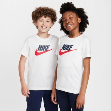 Παιδική Κοντομάνικη Μπλούζα Λευκή - Nike Sportswear