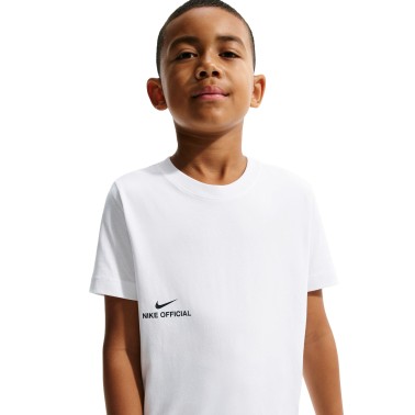 Παιδική Κοντομάνικη Μπλούζα Λευκή - Nike Sportswear 