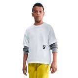 Παιδική Κοντομάνικη Μπλούζα Λευκή - Nike Sportswear Remix Εικόνα 