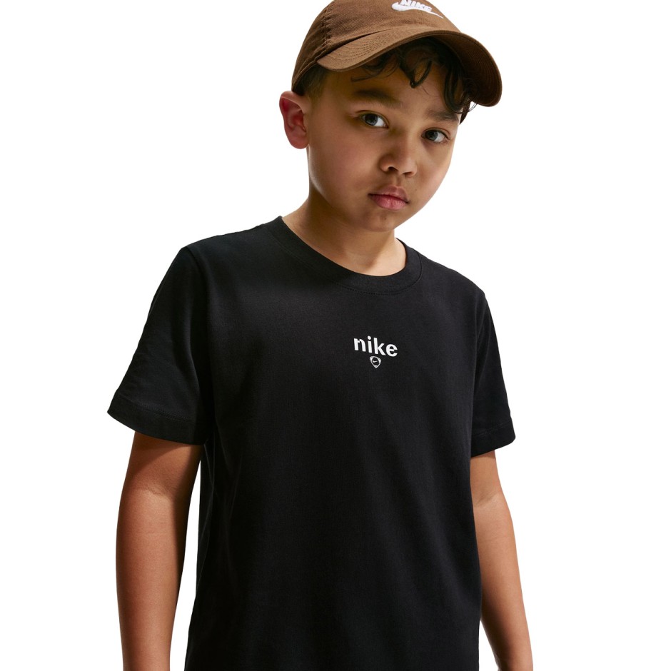 Παιδική Κοντομάνικη Μπλούζα Μαύρη - Nike 
