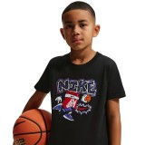 Παιδική Κοντομάνικη Μπλούζα Μαύρη - Nike Sportswear Εικόνα 