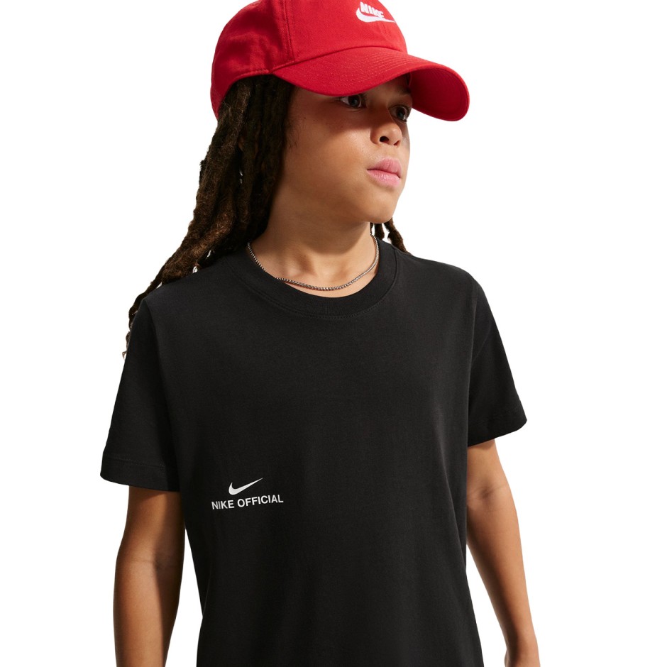 Kids' T-Shirt Black - Nike Sportswear