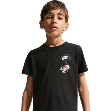 Παιδική Κοντομάνικη Μπλούζα Μαύρη - Nike Sportswear