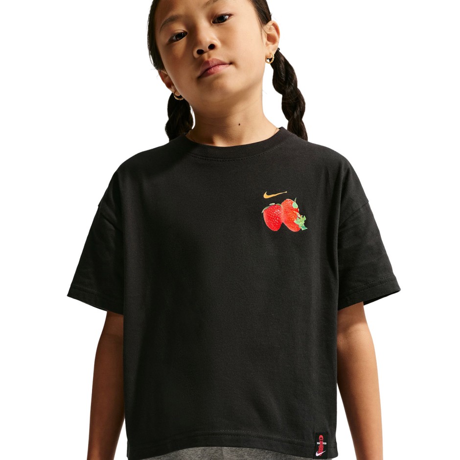 Παιδική Κοντομάνικη Μπλούζα Μαύρη - Nike Sportswear