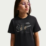 Παιδική Κοντομάνικη Μπλούζα Μαύρη - Nike Sportswear Club Εικόνα 