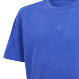 Παιδική Κοντομάνικη Μπλούζα Μπλε - adidas Performance ALL SZN Washed Εικόνα 2