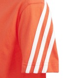 Παιδική Κοντομάνικη Μπλούζα Κόκκινη - adidas Performance Future Icons 3-Stripes