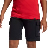 Kids' T-Shirt Red - adidas Sportswear Camo Linear Graphic Image 2