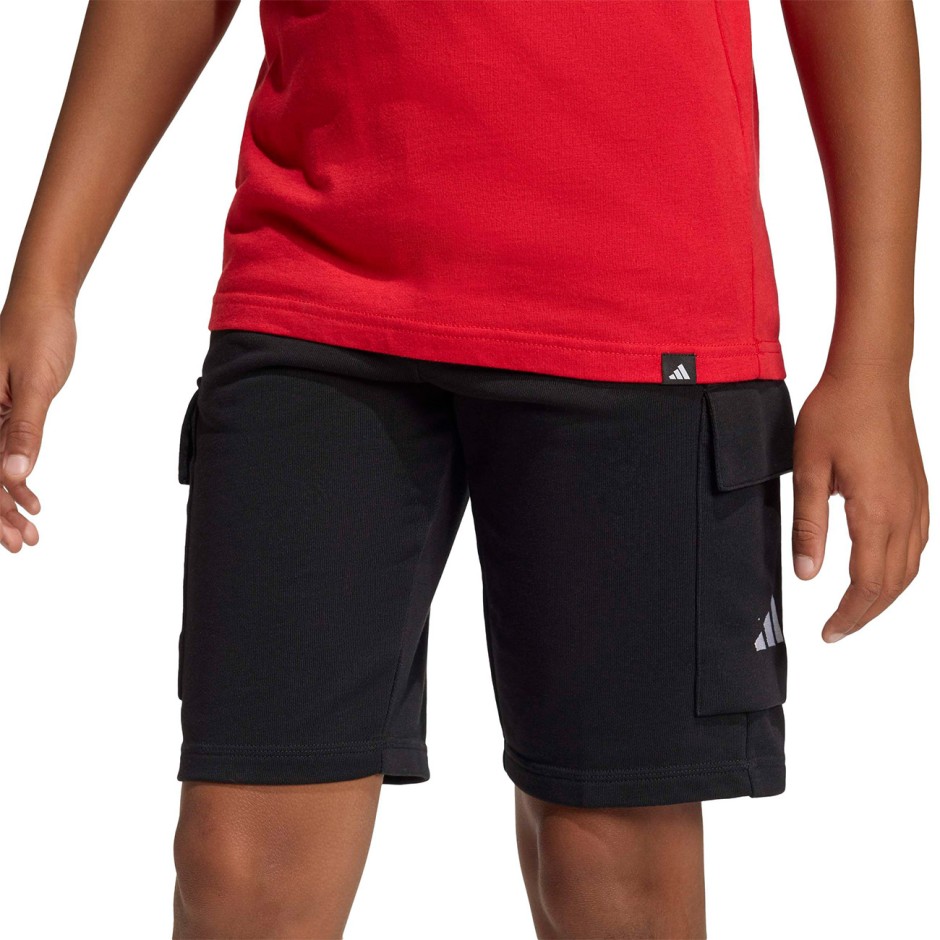 Kids' T-Shirt Red - adidas Sportswear Camo Linear Graphic