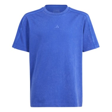 Παιδική Κοντομάνικη Μπλούζα Μπλε - adidas Performance ALL SZN Washed