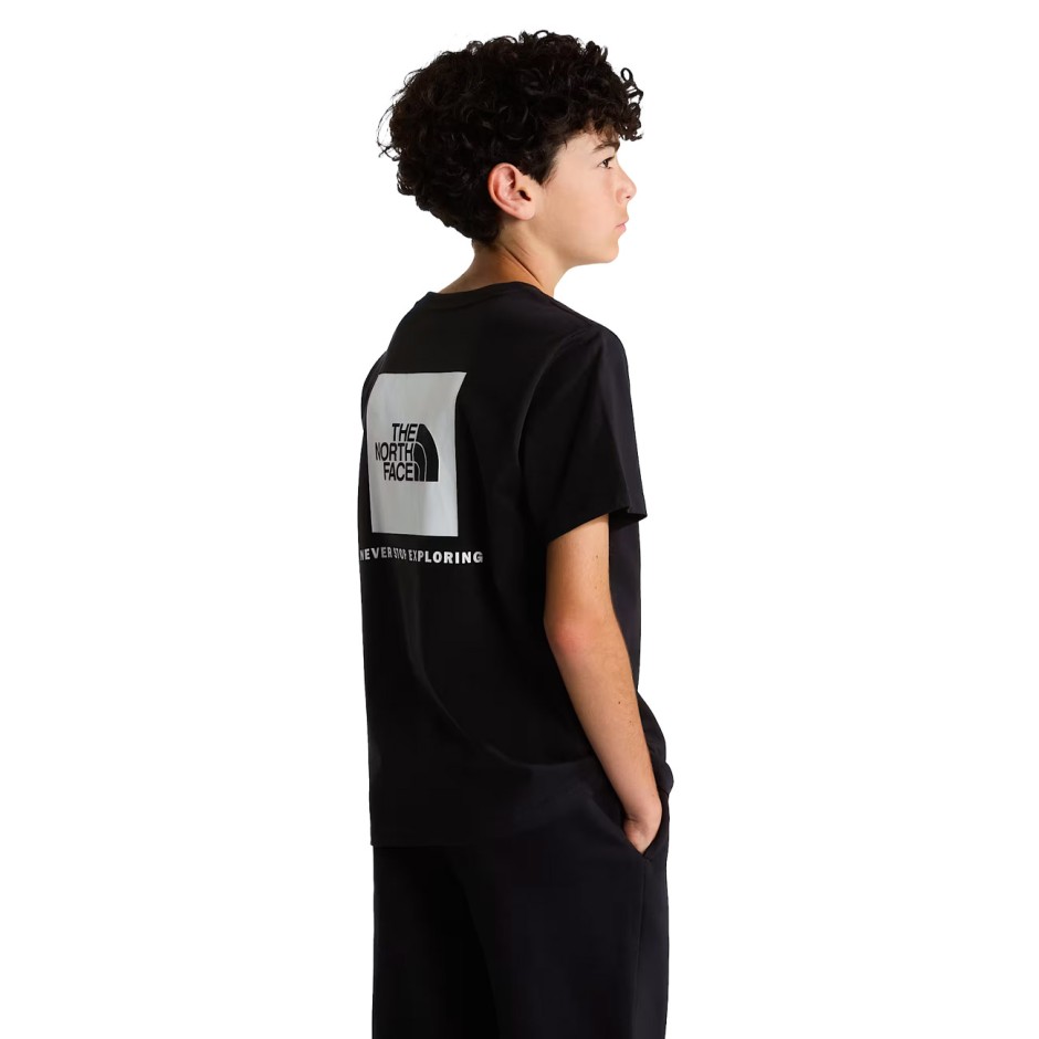 Kids' T-Shirt Black - The North Face Evolution NSE Box