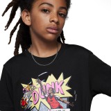 JORDAN AIR COMICS DUNK SS TEE 95D256-023 Black Image 1