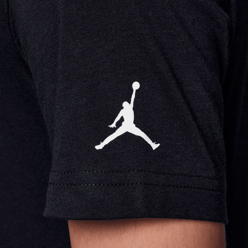 Παιδική Κοντομάνικη Μπλούζα Μαύρη - Jordan Essentials
