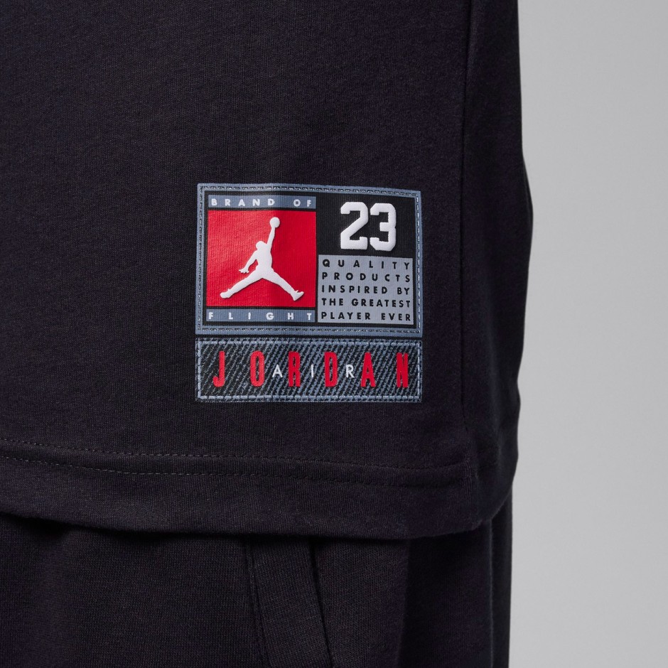 Παιδική Κοντομάνικη Μπλούζα Μαύρη - Jordan Practice Flight