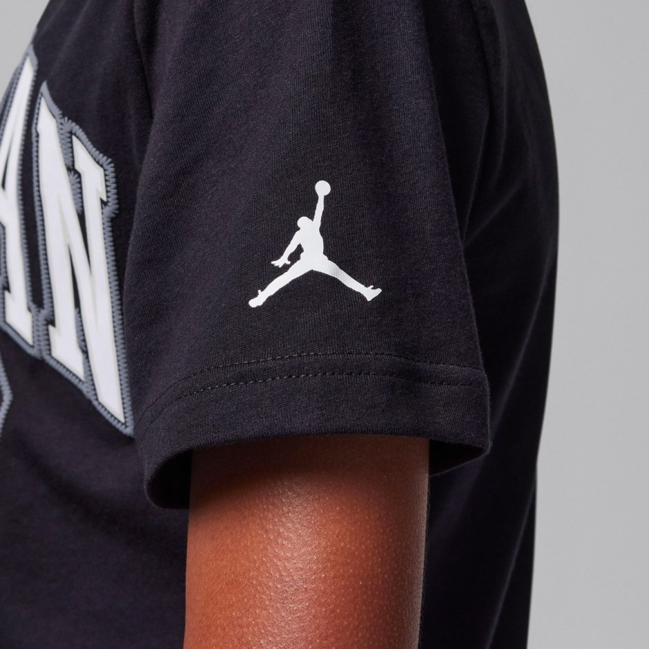 Παιδική Κοντομάνικη Μπλούζα Μαύρη - Jordan Practice Flight