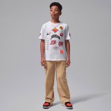 Παιδική Κοντομάνικη Μπλούζα Λευκή - Jordan Dynasty Patch Εικόνα 3