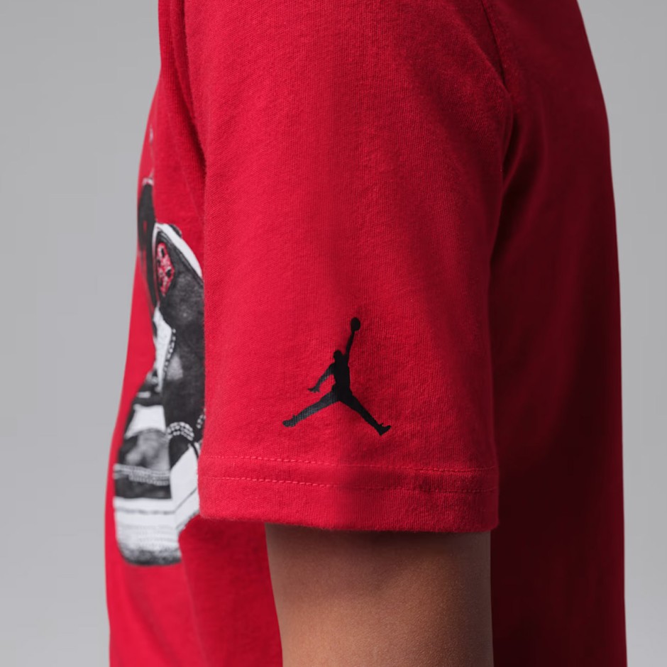 Kids' T-Shirt Red - Jordan AJ3 Shoe Strings 