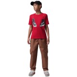 Kids' T-Shirt Red - Jordan AJ3 Shoe Strings  Image 3