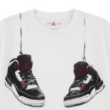 Παιδική Κοντομάνικη Μπλούζα Λευκή - Jordan AJ3 Shoe Strings Εικόνα 1