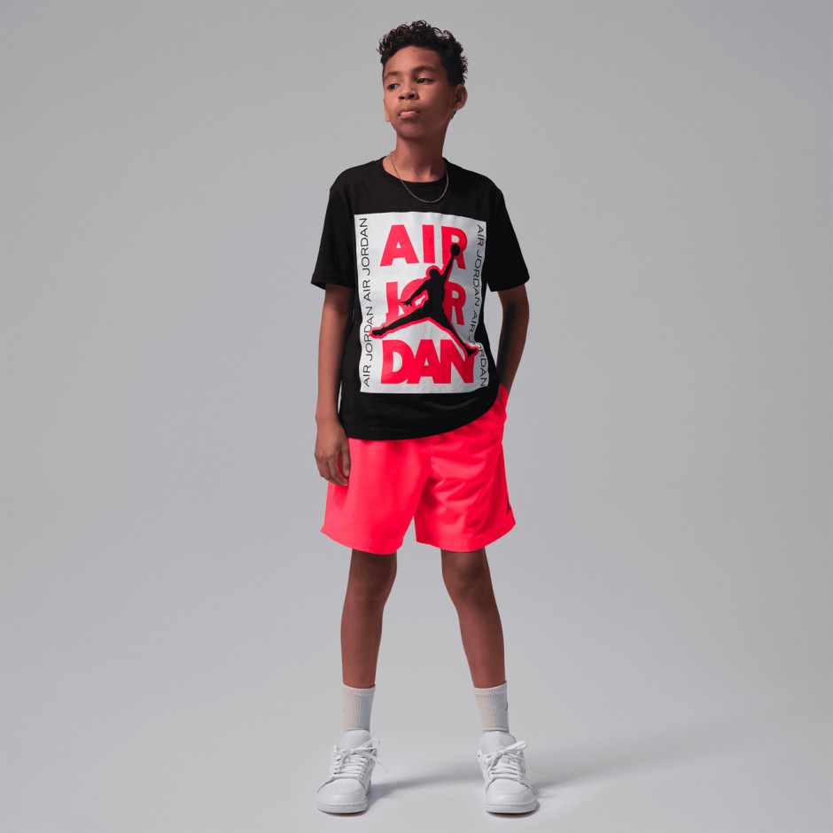 Kids' T-Shirt Black - Jordan City